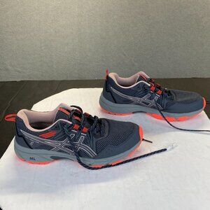 Asics‎ Gel-Venture 8 Gray/Orange Running Shoes Women's Size 9 WIDE